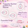 Fivona 6-in-1 Yoni Steam Kit for Women, Steaming Herbs Pink Magic, Expandable V Steam Seat, Yoni Oil, Gentle Soap, Hand Pump, Storage Bag - Cleansing, Moisturizing, pH Balance, Natural Yoni Detox view 4