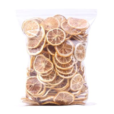 Mkostlich Dried Lemon Slices Bulk, Sour Sweet and Refreshing Citrus Fruit Tea, Natural Dehydrated Lemon Slices for Cocktails Garnish/Tea/Baking, No Sugar Added(500g/17.63oz)