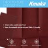 KMAKII Burgundy Disposable Paper Napkins Linen Feel Guest Disposable Cloth Like Dinner Napkins Paper Hand Napkins for Parties, Weddings, Dinners Or Events 16 x 16 inches, 50 Count view 3