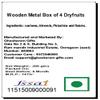 Jaiccha Ghasitaram Wooden Metal Box of 4 Dryfruits|Gift for Diwali Gifts,Holi,Rakhi,Valentine,Christmas,Birthday,Anniversary,Her,Him| view 3