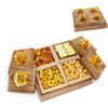 Jaiccha Ghasitaram Wooden 4 Assorted Dryfruits Box|Gift for Diwali Gifts,Holi,Rakhi,Valentine,Christmas,Birthday,Anniversary,Her,Him| view 1