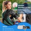 Atsuwell Shoulder Ice Pack Wrap Cold Compression, Reusable Gel Ice Shoulder Wrap, Cold Pack for Shoulder with Adjustable Strap, Flexible Arm Ice Packs for Shoulders, Black view 4