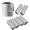 4 Gallon Bathroom Trash Bags,6 Rolls 120pcs Small Trash Garbage Bags, Disposable Trash Bags for Office, Bathroom Wastebasket Waste Bin (Silver 120 Count) view 2