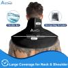 Atsuwell Neck Ice Pack Wrap, Reusable Gel Ice Pack Neck Shoulder, Cold Wrap for Upper Back Cold Compression, Flexible Necks Shoulder Gel Pad for Men Women, Black view 4