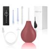 TEMONTIAN Enema Bulb Kit Anal Douche for Men Women Beginners with 19.7in Hose+4 Nozzles (RED) view 1