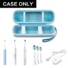 GWCASE Toothbrush Travel Case Compatible with Oral-B Pro 1000 2000 3000 3500 5000 7500/ for Philips Sonicare ProtectiveClean 4100 6100 5100 6500 7500 Rechargeable Electric Toothbrush (Box Only) -Blue view 2