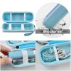 GWCASE Toothbrush Travel Case Compatible with Oral-B Pro 1000 2000 3000 3500 5000 7500/ for Philips Sonicare ProtectiveClean 4100 6100 5100 6500 7500 Rechargeable Electric Toothbrush (Box Only) -Blue view 4