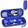 GWCASE Toothbrush Travel Case Compatible with Oral-B Pro 1000 2000 3000 3500 5000 7500/ for Philips Sonicare ProtectiveClean 4100 6100 5100 6500 7500 Rechargeable Electric Toothbrush (Box Only) -Navy view 1