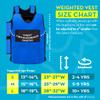 Ted Kangaroo Weighted Vest for Kids Sensory Compression Vest Deep Pressure Comfort (SmallBlue) view 3