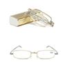 DIBAKO Mini Reading Glasses Folding Compact Eyeglasses Pocket Sized Protective Readers Read Optics +1,00 - +3,00 Dioptrien (Size : +2.50) view 4