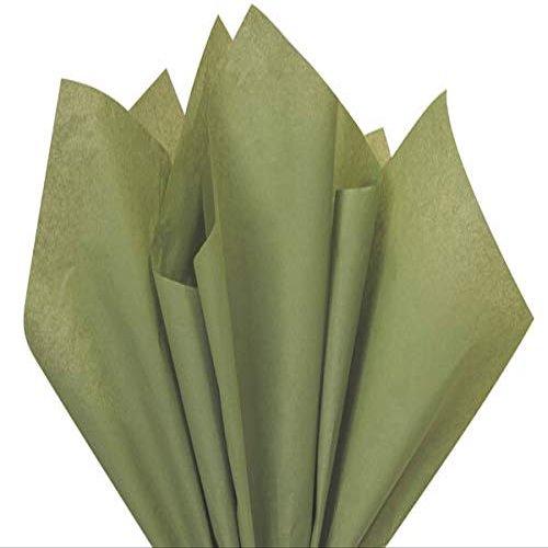 A1BakerySupplies 480 Pack Premium Quality Gift Wrap Tissue Paper (Tapestry Green, 15 x 20)