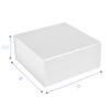 CECOBOX - Gift Boxes with Lids for Presents 8"x8"x3.1" - Matte, Collapsible Magnetic Closure Gift Box - Groomsmen & Bridesmaid Proposal Boxes, Wedding, PR, Birthdays, Holidays (White) view 2