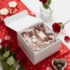 CECOBOX - Gift Boxes with Lids for Presents 6"x6"x2.75" - Matte, Collapsible Magnetic Closure Gift Box - Groomsmen & Bridesmaid Proposal Boxes, Wedding, PR, Birthdays, Holidays (White) view 3