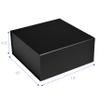 CECOBOX - Gift Boxes with Lids for Presents 10"x10"x4.5" - Matte, Collapsible Magnetic Closure Gift Box - Groomsmen & Bridesmaid Proposal Boxes, Wedding, PR, Birthdays, Holidays (Black) view 3