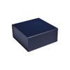 CECOBOX - Gift Boxes with Lids for Presents 6"x6"x2.75" - Matte, Collapsible Magnetic Closure Gift Box - Groomsmen & Bridesmaid Proposal Boxes, Wedding, PR, Birthdays, Holidays (Navy) view 1