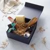 CECOBOX - Gift Boxes with Lids for Presents 6"x6"x2.75" - Matte, Collapsible Magnetic Closure Gift Box - Groomsmen & Bridesmaid Proposal Boxes, Wedding, PR, Birthdays, Holidays (Navy) view 4
