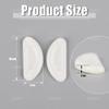 AUEAR, 12 Pairs Clear Silicone Eyeglass Nose Pads Glasses Grips Anti-Slip Soft Protector for Eyeglasses Sunglasses Thin Pad view 2