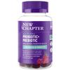 New Chapter Probiotic Gummies for Women and Men, All-Flora (1 Month Supply)  55% Less Sugar+, Formulated for Holistic Gut Health Support with Probiotics + Prebiotic Fiber + 100% Vegan + Non-GMO view 1