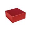 CECOBOX - Valentine Gift Boxes with Lids for Presents 6"x6"x2.75" - Matte, Collapsible Magnetic Closure Gift Box - Groomsmen & Bridesmaid Proposal Boxes, Wedding, PR, Birthdays, Holidays (Red) view 1