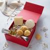 CECOBOX - Valentine Gift Boxes with Lids for Presents 6"x6"x2.75" - Matte, Collapsible Magnetic Closure Gift Box - Groomsmen & Bridesmaid Proposal Boxes, Wedding, PR, Birthdays, Holidays (Red) view 4