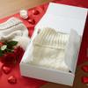 CECOBOX - Gift Boxes with Lids for Presents 10"x10"x4.5" - Matte, Collapsible Magnetic Closure Gift Box - Groomsmen & Bridesmaid Proposal Boxes, Wedding, PR, Birthdays, Holidays (White) view 4