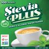 SweetLeaf Stevia Plus Powder Packets- Zero Calorie Sweetener with Stevia Leaf Extract, No Artificial Sweetener Additive, Sugar Free, Keto Friendly, Non GMO, Gluten Free- 100 Count (Pack of 1) view 1