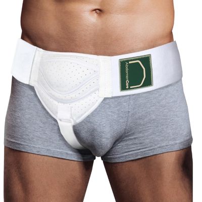 Abdomencare Inguinal Hernia Belt for Men & Women  Hernia Support for Men Inguinal with 2 Compression Pads  Left or Right Side Hernia Truss  Hernia Groin Support With Adjustable Straps  S/M