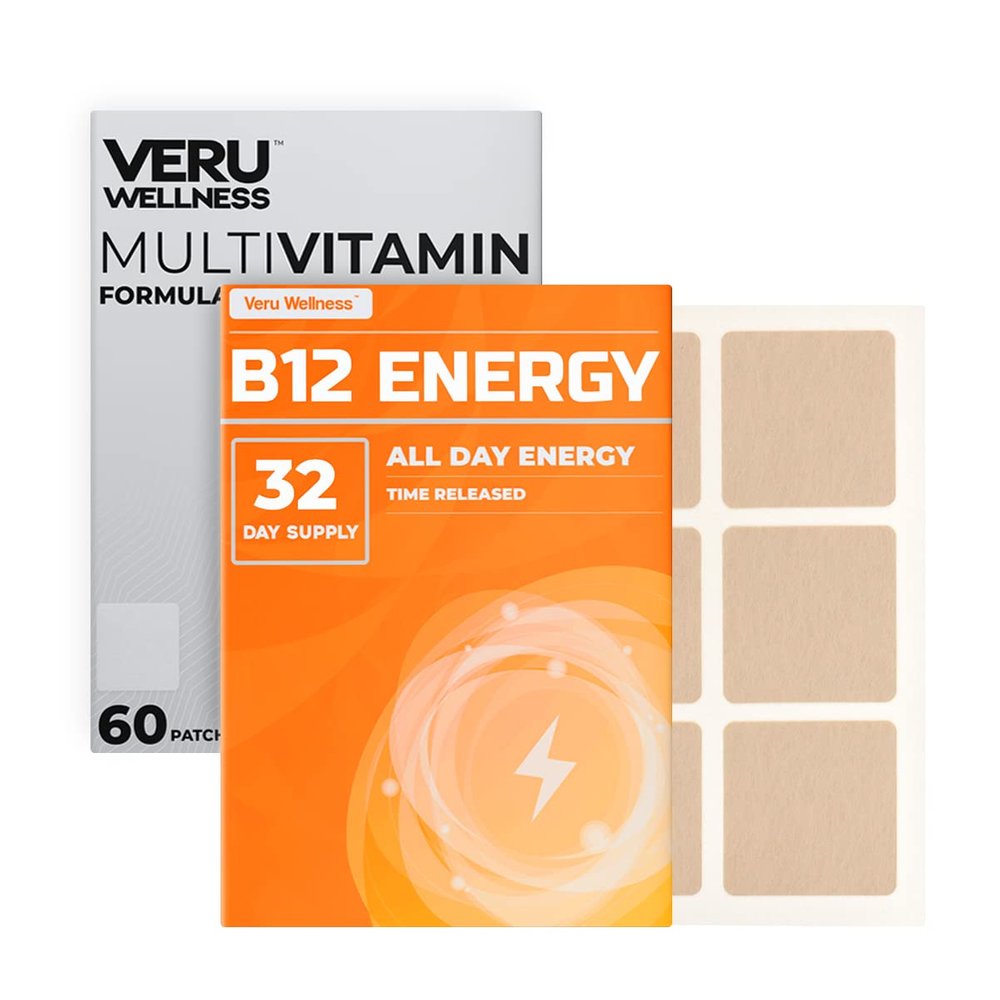 Veru Wellness Bariatric Multi,B12 with Iron - Post Bariatric Gastric Bypass and Sleeve Gastrectomy - Non Ingest Patch (60 Day)