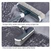 Floor Scrubber with Long Handle, 2 in 1 Scrubbing Brush Stiff Bristle Shower Cleaning Brush for Bathroom, Kitchen, Tub, Carpet, Grout, Tile(Gray) view 2