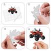 18pcs Glitter Dessert Cupcake Topper Rider Off-road Car Sport Theme Decor Supplies Boy Man Happy Birthday Party Decorations view 4