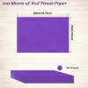 100 Sheets Purple Tissue Paper Artdly 14 x 20 Inches Purple Tissue Paper Bulk for Weddings Birthday DIY Project Wrapping Crafts Decor view 4