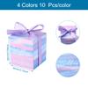 Pandahall 40 Sets Gift Treat Boxes with Ribbons 4 Style Square Cube Wedding Party Favor Boxes Mixed Color for Gifts Packaging Bridesmaid Proposal Bridal Shower Boxes 3.1x3.1x3.5 view 3