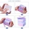 Pandahall 40 Sets Gift Treat Boxes with Ribbons 4 Style Square Cube Wedding Party Favor Boxes Mixed Color for Gifts Packaging Bridesmaid Proposal Bridal Shower Boxes 3.1x3.1x3.5 view 4