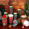 Dingion 30 Sets Christmas Paper Coffee Cups with Lids and Sleeves 16 oz Holiday Hot Disposable Cocoa Party Paper Cups for Hot Chocolate (Sweater) view 3