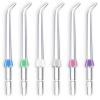Flosser Replacement Tips for Waterpik Water Flosser, Reach Flosser Refill Heads Replacement Heads for Waterpik, Compatible with Waterpik Oral Irrigator & Dental Flosser(6 Classic Jet Tips) view 1