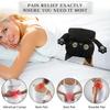 Microwave Heating Pad for Pain Relief, 17" x 9" Microwavable Heating Pads for Cramps, Back Pain, Neck Shoulder, Muscles, Knee, Joints, Natural Heat Pack Moist Heat, Black Cat view 4
