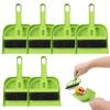 Healifty 18 Pack Mini Dust Pan and Brush Set, Small Broom and Dustpan with Handle for Pets Kids Desk Home Camping Hand Cleaning Supplies view 1