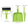 Healifty 18 Pack Mini Dust Pan and Brush Set, Small Broom and Dustpan with Handle for Pets Kids Desk Home Camping Hand Cleaning Supplies view 2