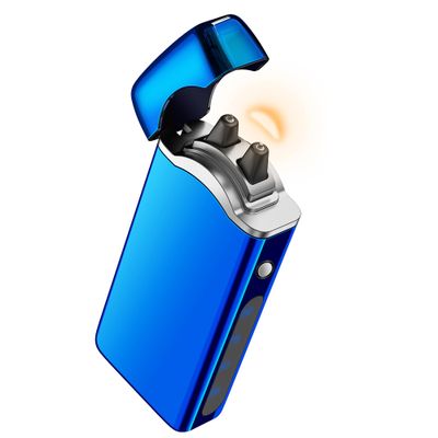 Big Arc Lighter Magical Flame USB Rechargeable Plasma Electric Cool Lighter (Blue)
