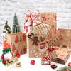 24pcs Christmas Kraft Gift Bags, Christmas Paper Bags with Handles for Gifts Sweets Party Supplies Decor, Medium Assorted Christmas Goody Treat Candy Bags with 8 Designs, 9" x 7.3" x 3.3" view 3