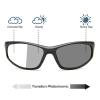 willochra Transition Photochromic Bifocal Reading Glasses For Men and Women Wrap Around Safety Stylish Readers sunglasses Anti Glare (black, 3, multiplier_x) view 2