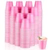 Yetene 200 Pcs 2 oz Plastic Shot Cups Mini Shot Tasting Cups for Wine Whiskey Food Wedding Baby Shower Party Drinking Beer Taste Supplies(Light Pink) view 1