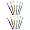 Paro S27 Toothbrush | Small Brush Head with Soft Bristles and Short Handle with Exchangeable Inter Space F | 27 Tufts | 12 Pack view 1