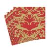 Caspari Palazzo Paper Luncheon Napkins in Red, 20 Per Package view 1
