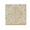 Annika Paper Linen Dinner Napkins in Ivory & Gold - 12 Per Package view 3