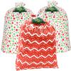 Large Christmas Gift Bags, 3PCS 44"X 36" Jumbo Extra Large Gift Bag, XL Christmas Bags for Wrapping Oversized Giant Huge Presents, Xmas Holiday Big Bags for Gifts, Large Plastic Gift Bags Baby Shower view 1