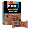 KIND Breakfast Protein Bars, Dark Chocolate Cocoa, Healthy Snacks, Gluten Free, 8g Protein, 6 Count view 1