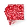 Annika Paper Luncheon Napkins in Red - 20 Per Package view 2