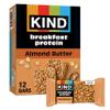 KIND Breakfast Protein Bars, Almond Butter, Healthy Snacks, Gluten Free, 8g Protein, 6 Count view 1