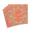 Caspari Palazzo Paper Luncheon Napkins in Coral, 20 Per Package view 1
